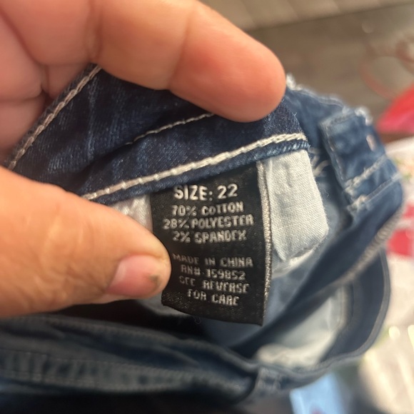 Fire And Rain Denim Shorts 5 Pockets Size 22 (1325) - Picture 6 of 6